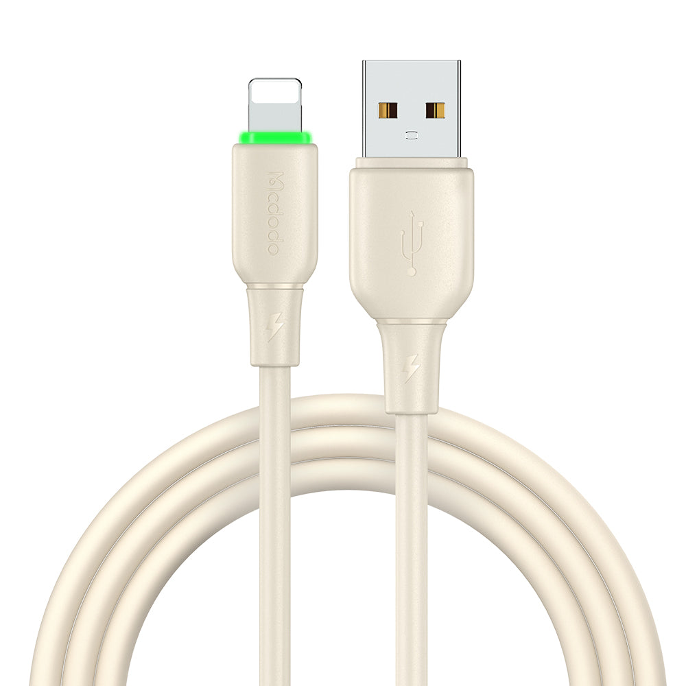 MCDODO Alpha Series CA-474 1.2m USB-A to Lightning Cable 3A Silicone Data Cord MCDODO Alpha Series CA-474 1.2m USB-A to Lightning Cable 3A Silicone Data Cord